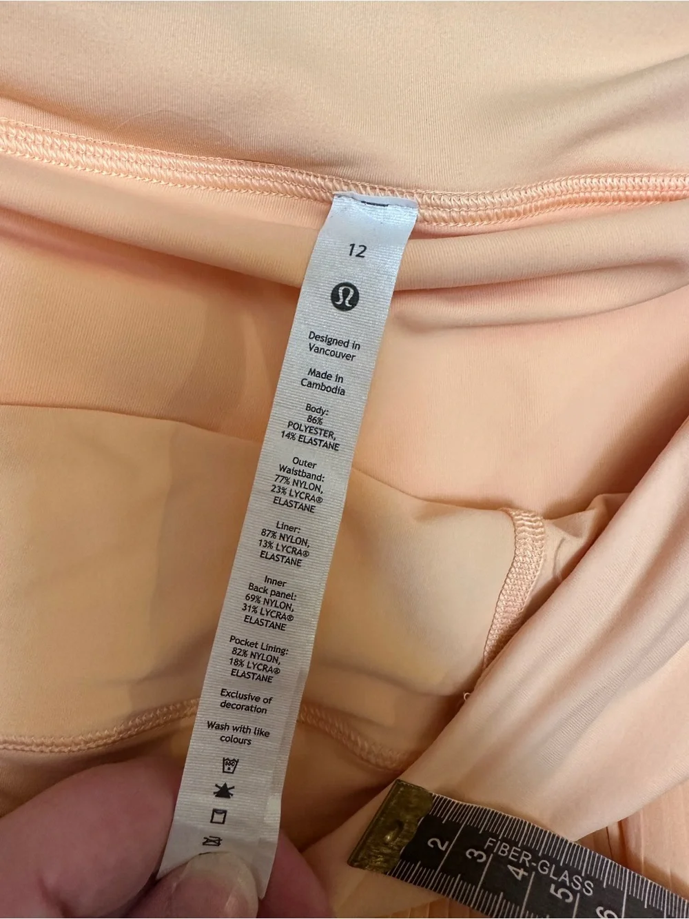 Lululemon Pleat To Street Skort Peach Orange Tennis Preppy Skirt Pickleball 12